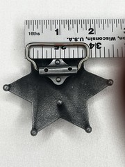 Sheriff Belt Buckle Western Cowboy
