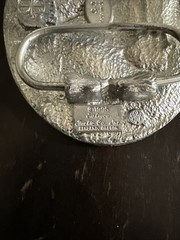 Siskiyou Vintage 1995 Belt Buckle C-2 Indian Native American End Of Trail