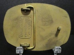 Black Hawk Crane & Rigging Inc Bird Trademark Logo Solid Brass Belt Buckle WY