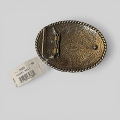 NEW W TAGS Silver Western Justin Brand Belt Buckle Trophy 242CG Made in USA