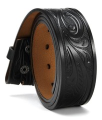 CHAOREN Western Belts for Men 32-34 (Fits Pants Size 30-32), Floral Black