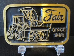 Fair Manufacturing South Dakota 1963 Snowcrete Snow Blower on Loader Belt Buckle