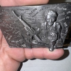 Vintage Military Belt Buckle Vietnam 101ST airborne 1st Cav. New Old Stock ￼