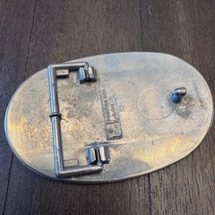 Vintage Foreigner Band Belt Buckle 1978 Oval Metal Rock Music Collectible