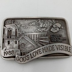 Gods Love Made Visible Belt Buckle Wichita Kansas St Francis Regional Medical