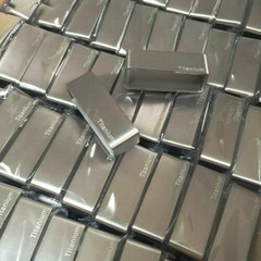 Titanium Belt Loop Belt Buckle Belt Fastener Brushed Titanium Belt Accessories