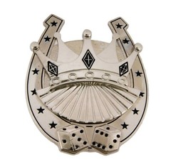 Crown Belt Buckle Mens Womens Wedding Royal Costume Silver Metal Fashion Western