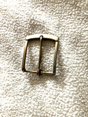 50mm Brass Men&rsquo;s Rectangle Belt Buckle Single Prong