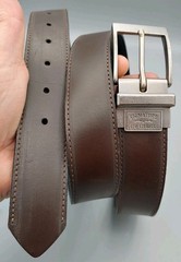 Levi Strauss Reversible Belt Mens Size 46 Genuine Leather Brown To Black