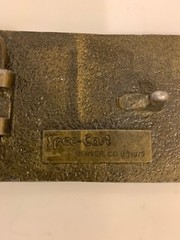 Colorado Rocky Mountain Solid Brass Belt Buckle Special Cast 1979 USA.