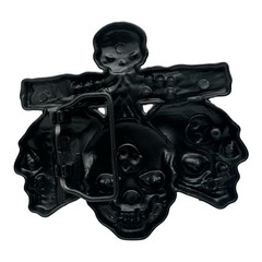Gothic Style Skulls & Cross Belt Buckle Horror Halloween New