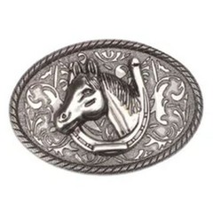 Horse Head Buckles – Super Large Alloy Smooth Buckle Belt Parts Self-Assembly