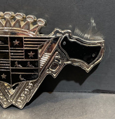 187 Inc Belt Buckle Guns Crest Emblem Black Enamel Silver Tone w/ Bottle Opener