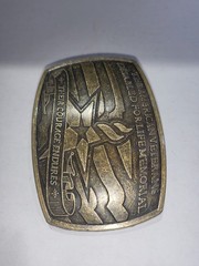 The American Veterans Disabled for Life Memorial Belt Buckle 2007 No. 0369