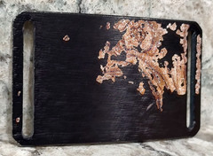 GRIP6 BELT BUCKLE – CRAFTSMAN BURL WALNUT WOOD LOOK – 1.5 INCH WIDE – damaged