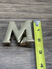MCM Gold Tone Belt Buckle No Belt Men&rsquo;s Accessories KG