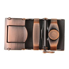 Ratchet Men Alloy Belt Buckle Replacement, Rectangular Automatic Slide Buckle