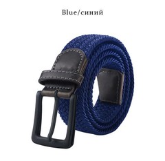 MaiKun Men&rsquo;s Canvas Tactical Belt Military Web Belt Elastic Metal Buckle Jeans