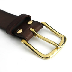 1Piece Solid Brass Belt Buckle End Bar Heel Bar Buckle Pin Belt Half Buckle for