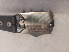 2007 TRANSFORMER BELT BUCKLE – HEAVY Hasbro with belt very nice 38in BELT