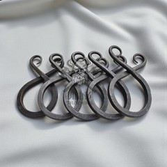 Hand-Forged Medieval Viking Troll Cross Belt Buckles – Rustic Iron Accessories