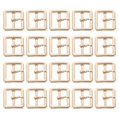 20 Pcs Prong Belt Buckle Metal Buckles for Purse Making DIY Accessories