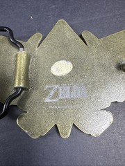 The Legend Of Zelda Belt Buckle Nintendo Gold 2016 Rare