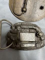 Two Vintage Vietnam Belt Buckles – 30th Year Commemorative and Veteran