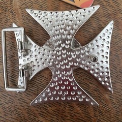 Metal Skull Belt Buckle Chopper Skeleton Gothic Biker Costume Mens Women Unisex