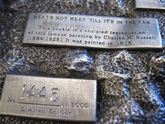 Siskiyou 1984 Charles Russell relief Ltd. Ed. Belt Buckle « Meat&rsquo;s not Meat…..