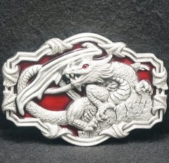 XG01179 *NOS* VINTAGE 2009 ***MAGMA DRAGON*** FANTASY CREATURE MENS BELT BUCKLE