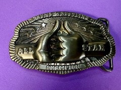 Thumb Wrestling All-Star Champion Trophy Award 2005 SMC LLC. Belt Buckle