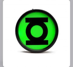 RARE Buckle-down DC Comics Green Lantern Signal Light Up Rechargeable Buckle