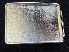 Rectangular Silver Color Craft Project Belt Buckle Make your own DIY Design!