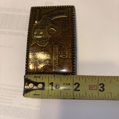 1947 POLISH ARMED GUARD MARKSMAN BELT BUCKLE TIFFANY STUDIO NY – Lewis Chicago