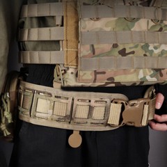 Tactical Equipment Nylon Molle Waist Belt Combat Battle Load Patrol Belt Padded