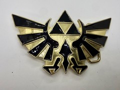 The Legend of Zelda Iconic Golden Hylian Crest 2008 Nintendo Belt Buckle