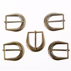 Durable 42mm*32mm D-Ring Belt Buckles DIY Leathercraft Men&rsquo;s Accessories 5pcs