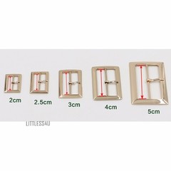 2x 2-5cm Alloy Pin Buckle Accessories for Waistband Belt Bag Jacket Shoes DIY