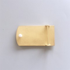 Solid Brass Blank Belt Buckle Gurtelschnalle Boucle de Ceinture