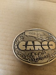 Vintage Express Inc Driver Brass Belt Buckle – Safety Quality Award *SEE PICS*