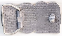 1988 Rocky Mtn MCC Mennonite Relief Sale Belt Buckle Ltd Ed #71/100 Denver CO