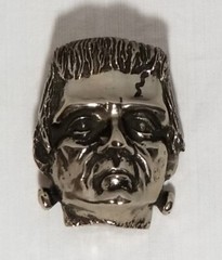 Frankenstein Monster Belt Buckle Boris Karloff Vintage Horror Movie Collectible