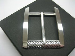 STERLING SILVER 925 BUCKLE AVAILABLE FOR 1&Prime; 1-1/8&Prime; 1-1/4&Prime; 1-3/8&Prime; 1-1/2&Prime; BELTS