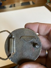 Belt Buckle Vintage 1976 Indiana Metal Craft Ducks Flying Round