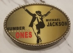 King of Pop (Number Ones) Alternate Belt Buckle – New (Minor Wear)