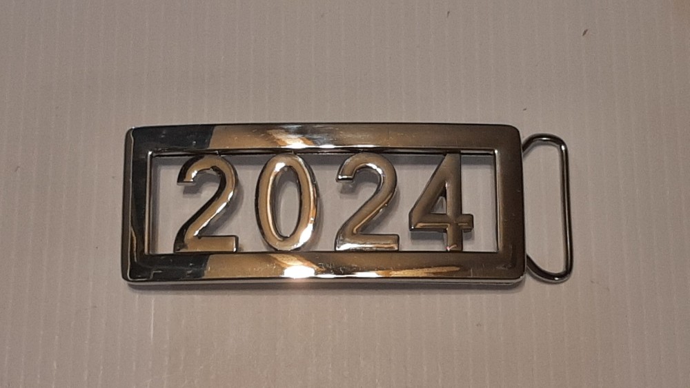 (Happy New Year) 2024 CUSTOM Belt Buckle-Put ANY LETTERS &/OR NUMBERS on Buckle
