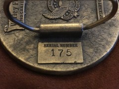 *** Valley Forge North Dakota Buffalo Nickel Limited Edition Belt Buckle