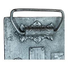 Vintage Budweiser King of Beers Pewter Belt Buckle Clydesdale Made in USA