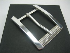 STERLING SILVER 925 BUCKLE AVAILABLE FOR 1&Prime; 1-1/8&Prime; 1-1/4&Prime; 1-3/8&Prime; 1-1/2&Prime; BELTS
